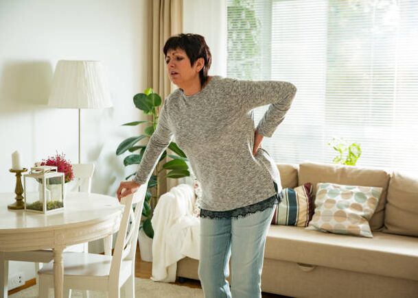 پوکی استخوان در یک زن